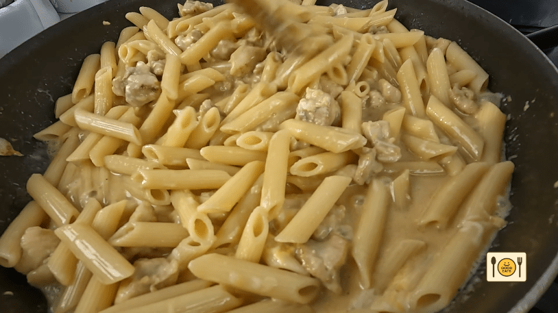 Chicken Parmesan pasta recipe