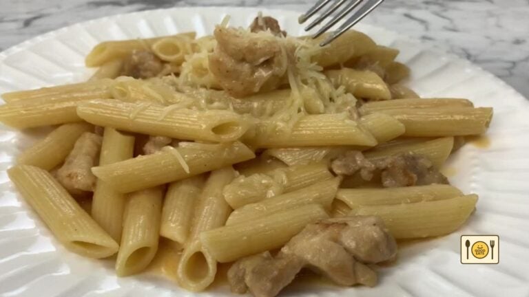 Parmesan Chicken Pasta Recipe (video)