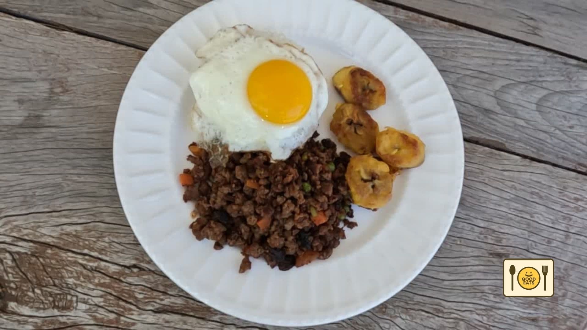 Arroz al cubana ground beef recipe