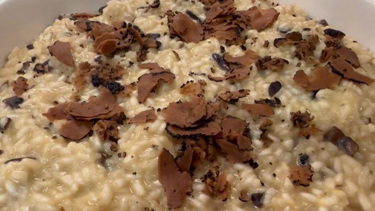 Truffle mushroom risotto