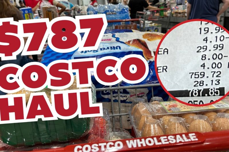 $787 costco haul