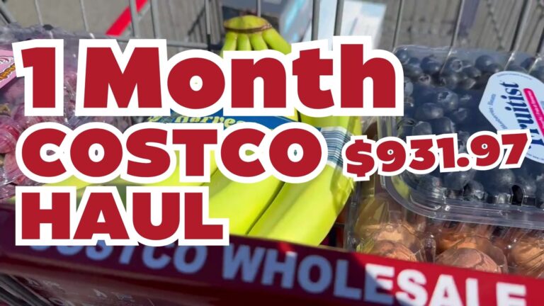 I Spent $931 at Costco This Month: Costco Haul for Family of Four