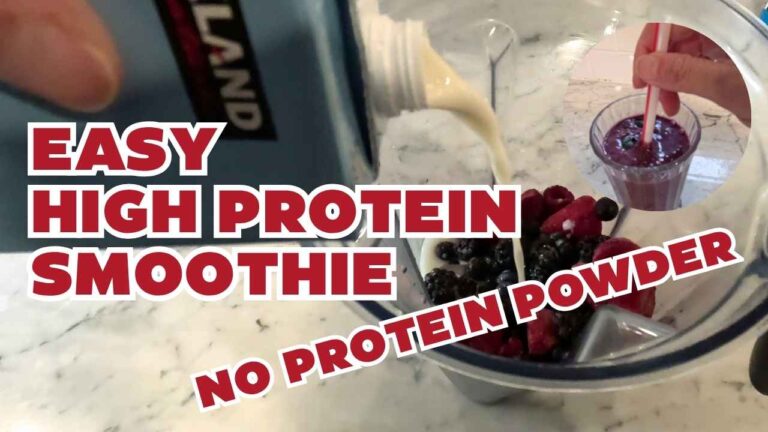 Easy High Protein Berry Smoothie Without Protein Powder for Busy Mornings