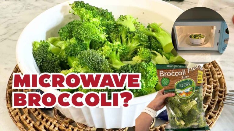 How to Microwave Broccoli (My Lazy, No Cleanup Method)